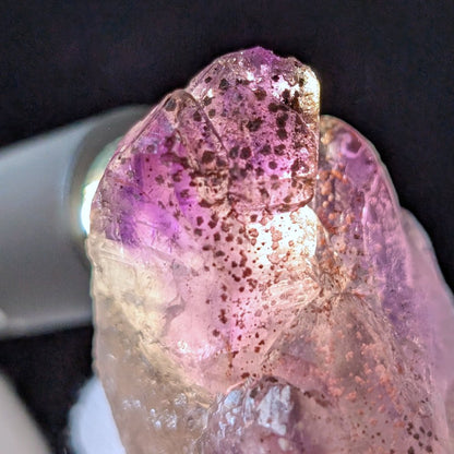 Améthyste rare d’Espirito Santo, célèbre pour le Super Seven