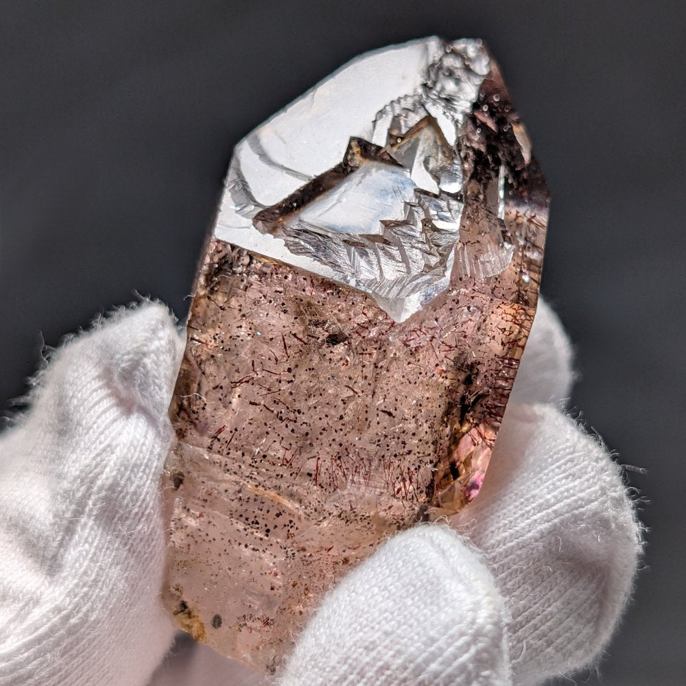 Améthyste Brandberg de haute qualité, avec inclusions et énergie intense - 2