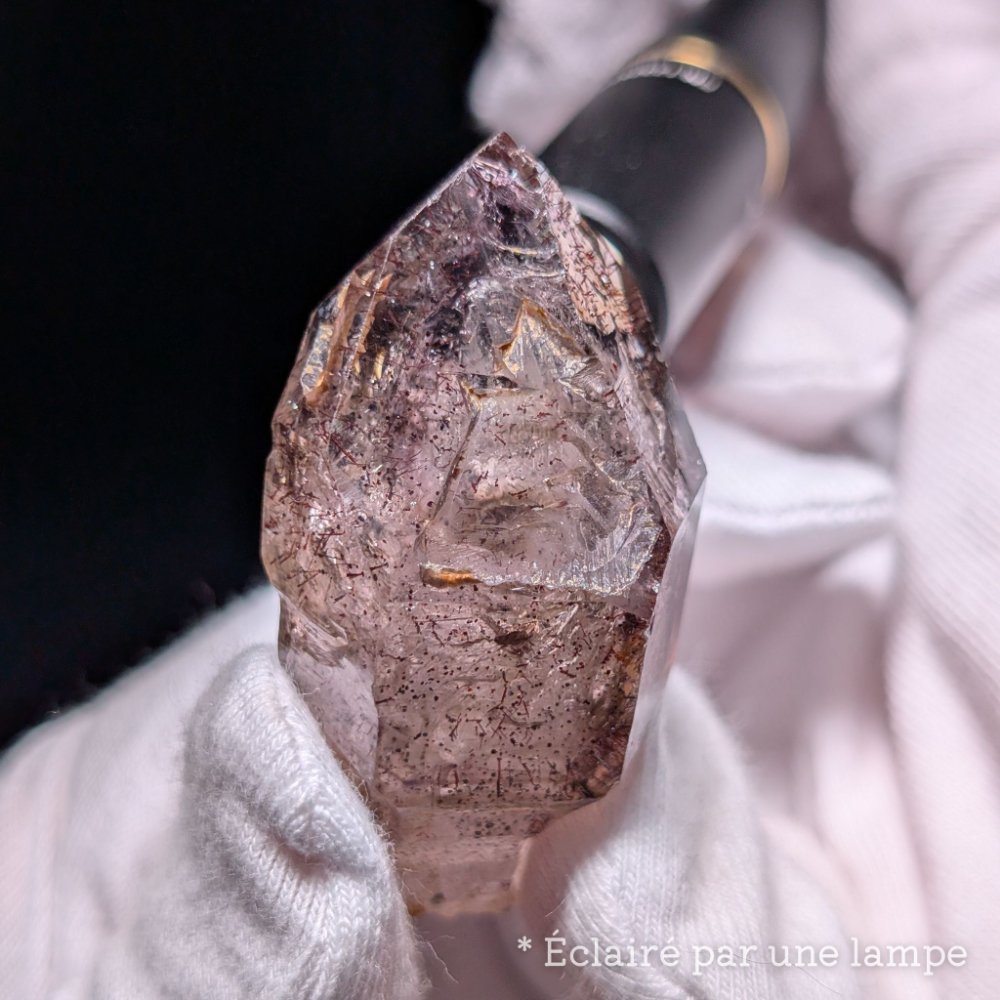 Améthyste Brandberg de haute qualité, avec inclusions et énergie intense - 2