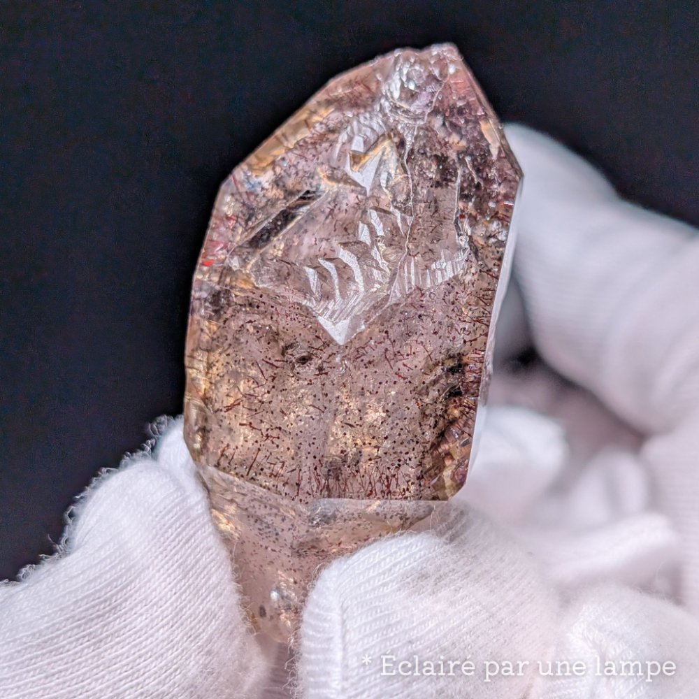 Améthyste Brandberg de haute qualité, avec inclusions et énergie intense - 2