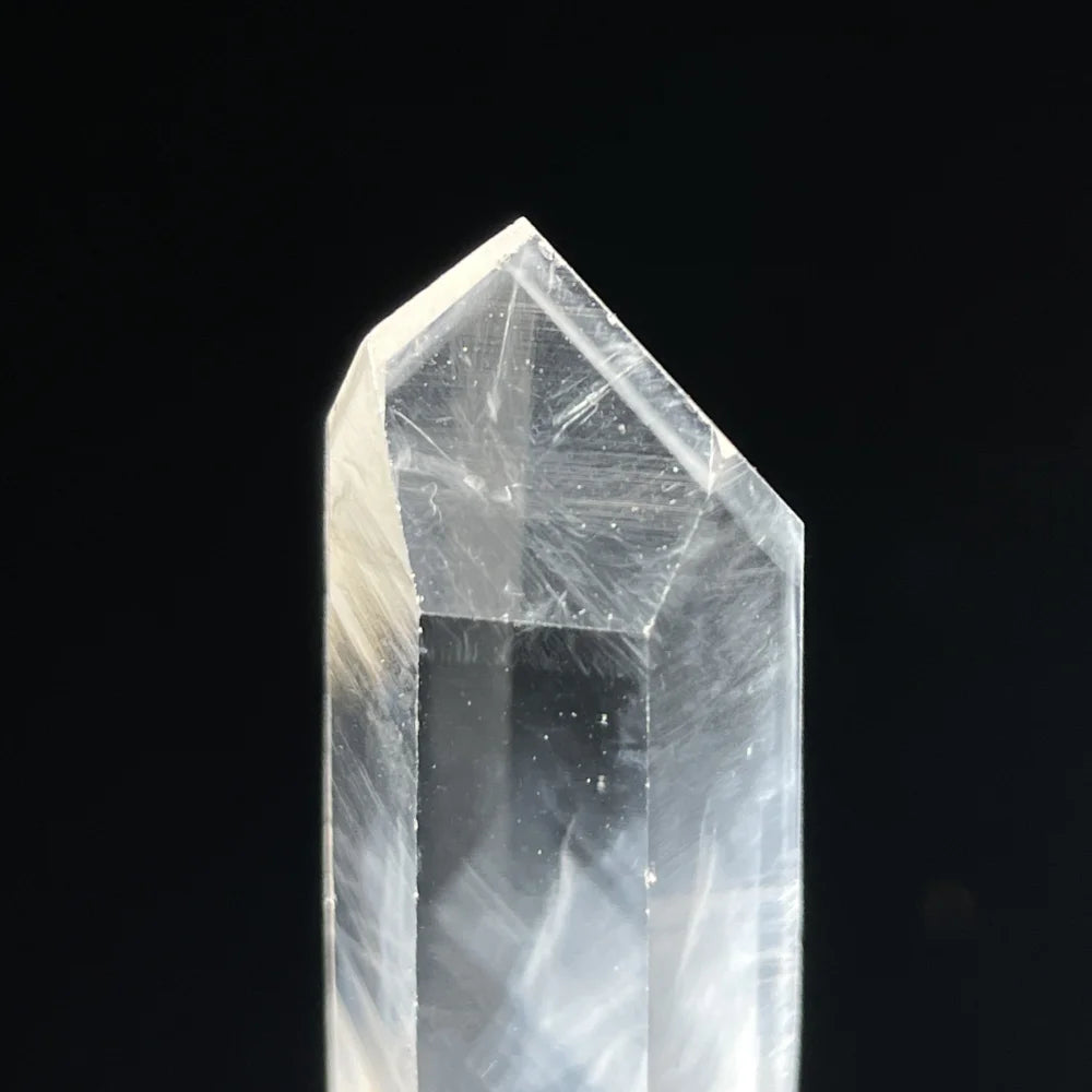 Quartz lémurien de Colombie à l'énergie vive mais apaisante, super clarté, blue mist, fantôme