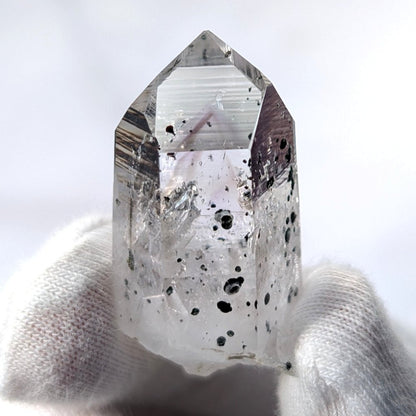 Améthyste de Brandberg aux superbes fantômes et inclusions, énergie splendide