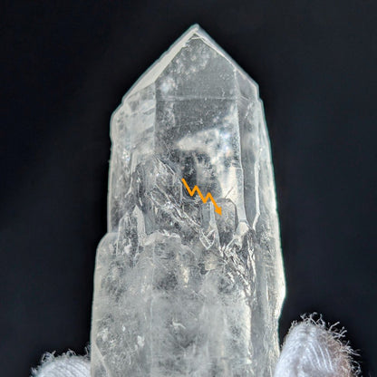 Quartz Starbrary foudroyé d'une beauté mystique, chargé d'une énergie profonde