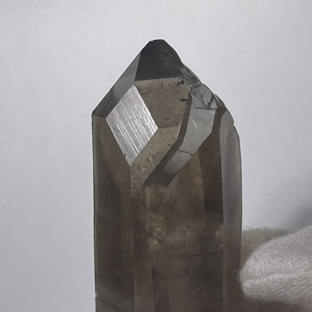 Rare quartz fumé à l'énergie belle et puissante, record keeper, grand time link