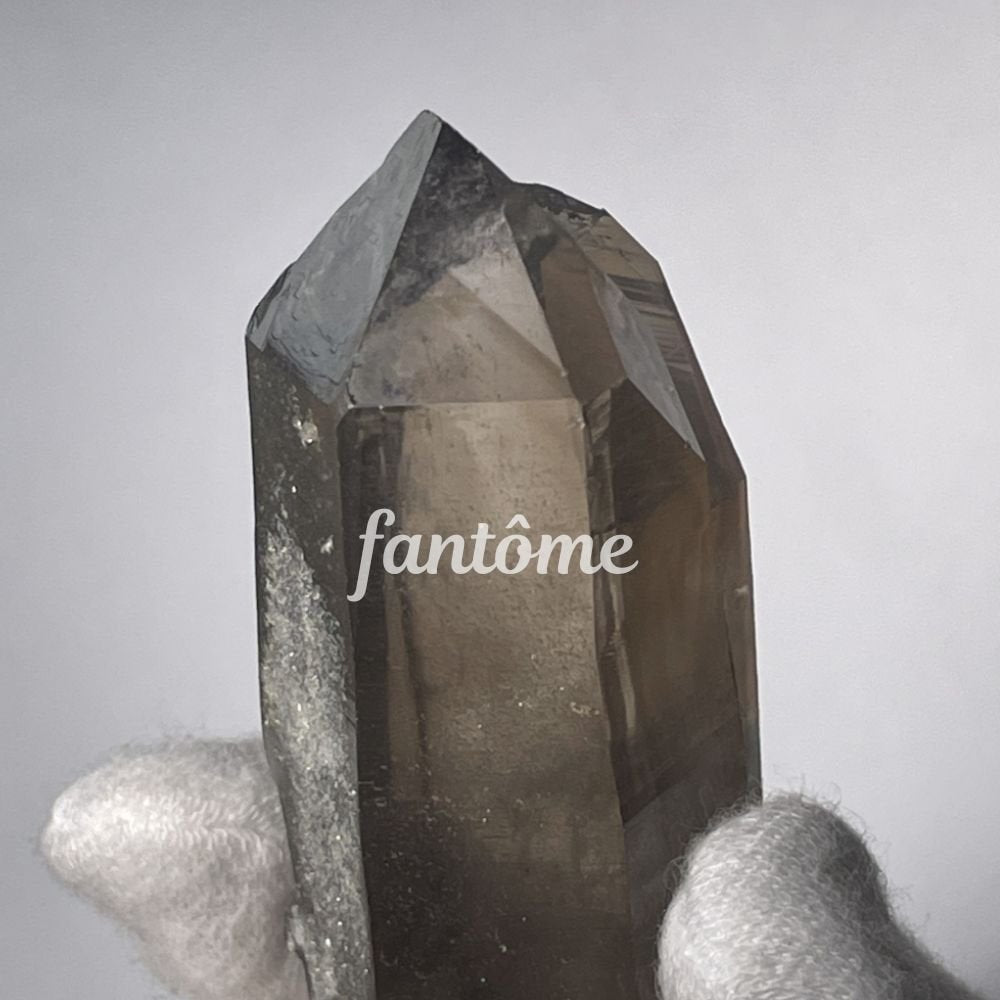 Rare quartz fumé à l'énergie belle et puissante, record keeper, grand time link