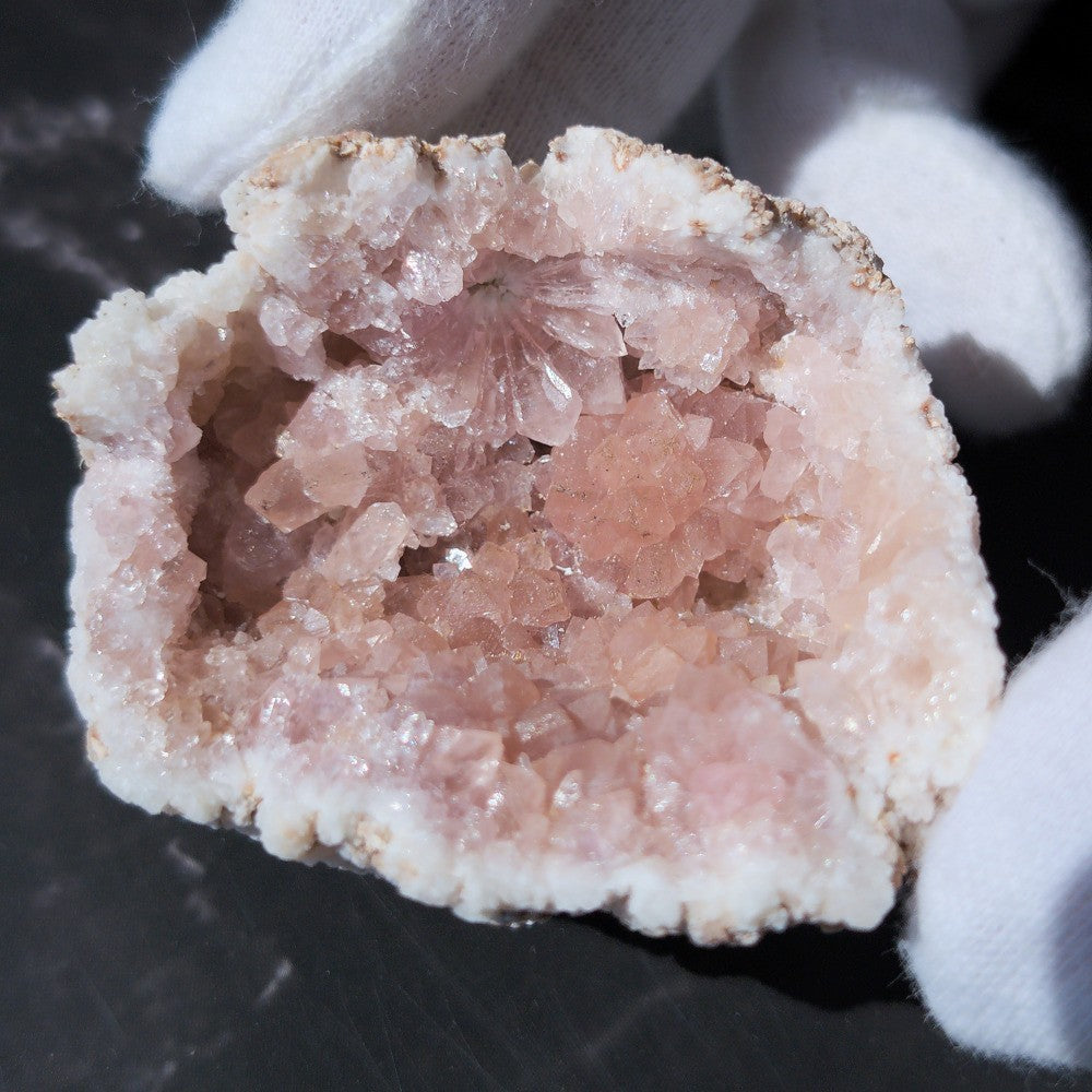 189-02_1_Rare géode d'améthyste rose d'Argentine - Pour la guérison du cœur