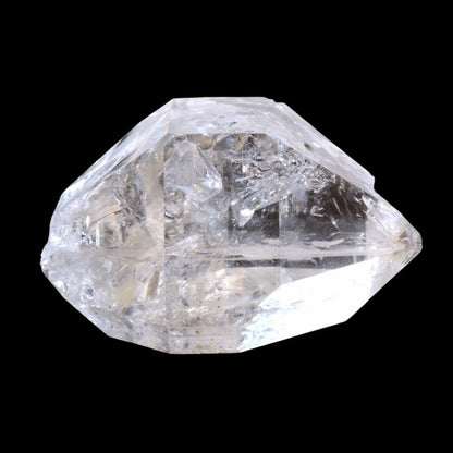 Diamant d'Herkimer à haute vibration avec reflets arc-en-ciel saisissants