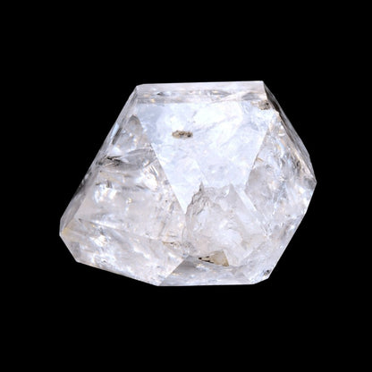 Diamant d'Herkimer à haute vibration avec reflets arc-en-ciel saisissants