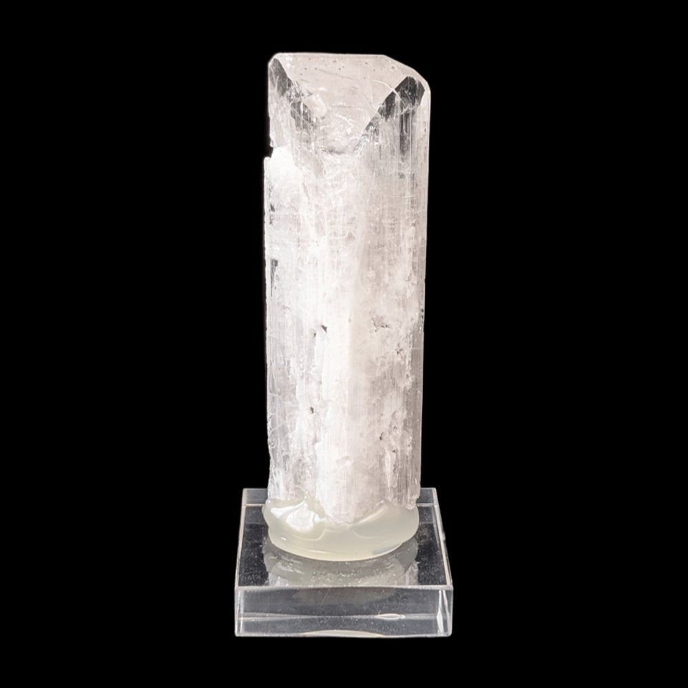Superbe cristal de danburite rose rare avec chalcopyrite – vibration très élevée