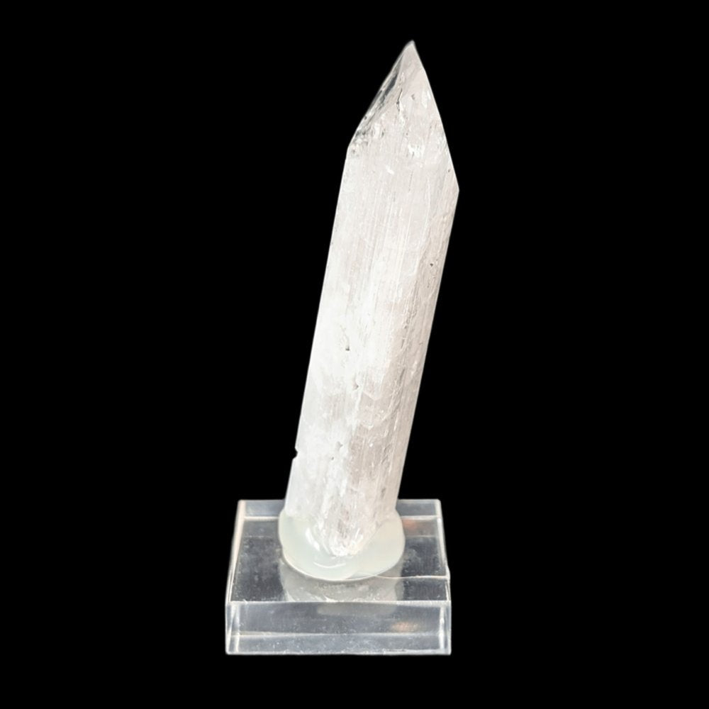 Superbe cristal de danburite rose rare avec chalcopyrite – vibration très élevée