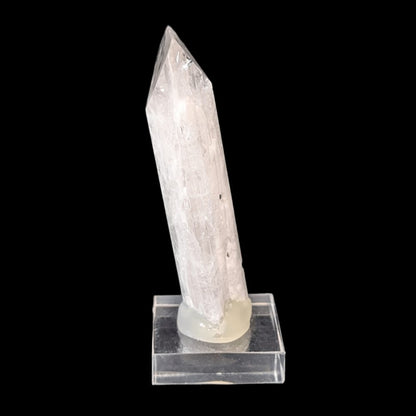 Superbe cristal de danburite rose rare avec chalcopyrite – vibration très élevée