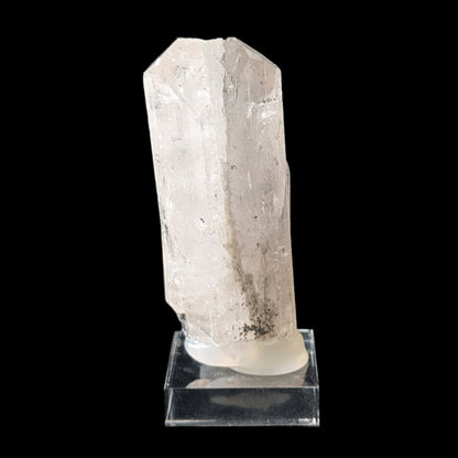 Magnifique cristal naturel de danburite rose rare avec pyrite – vibration très élevée