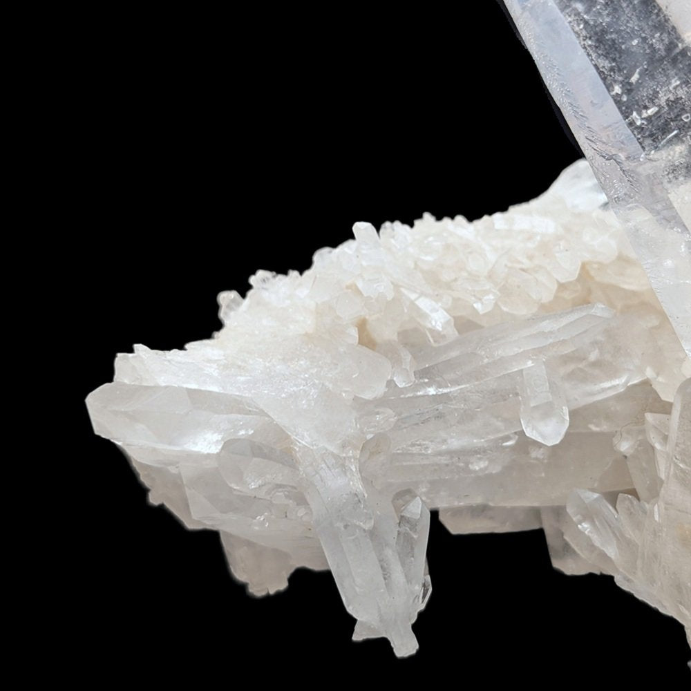 Rare et magnifique amas de quartz laser, énergie exceptionnelle, avec tabulaires