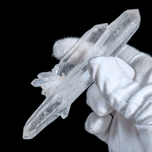 Ange? Vaisseau? Quartz laser d’exception, cristal maître puissant