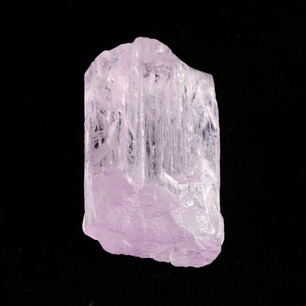 Cristal brut de kunzite, non taillé et de haute qualité - 1