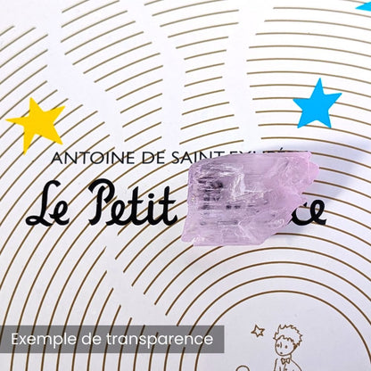Cristal brut de kunzite, non taillé et de haute qualité - 2