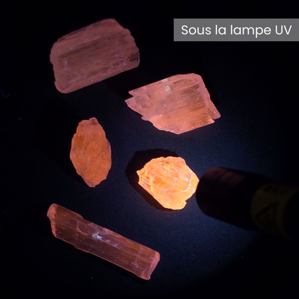 Cristal brut de kunzite, non taillé et de haute qualité - 3