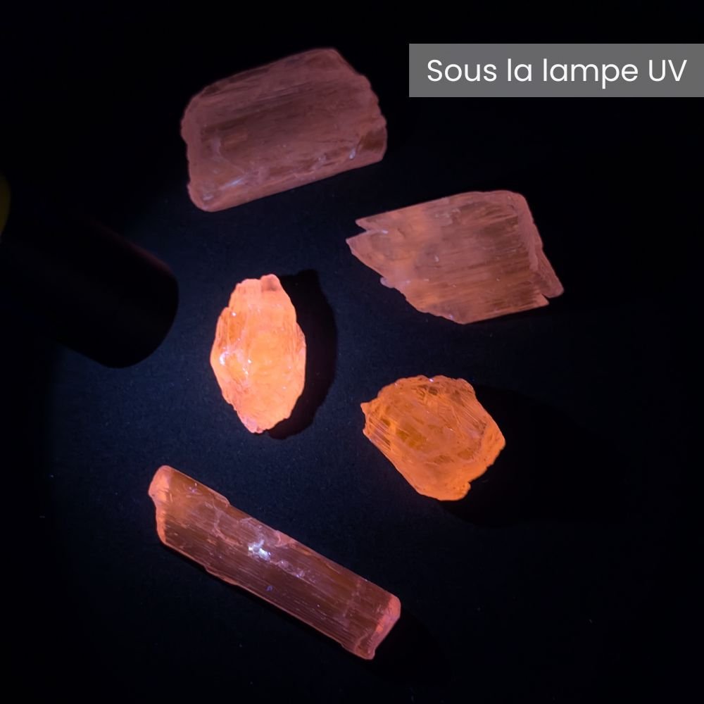 Cristal brut de kunzite, non taillé et de haute qualité - 4