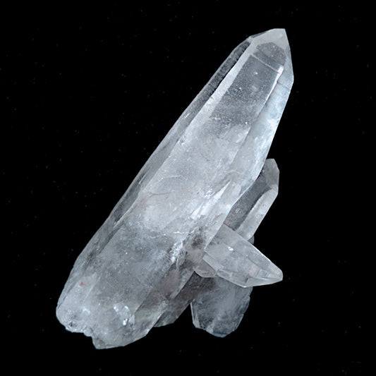 281-01_front_Très beau quartz de l’Himalaya indien, ET, inclusions de chlorite