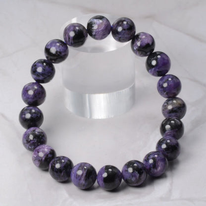 Excellent pour la protection, Bracelet en Charoïte et Aegirine