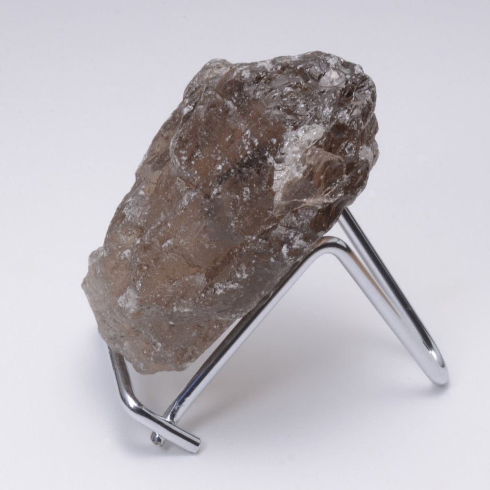 Quartz fumé gravé rare – Pierre aux vibrations douces et apaisantes