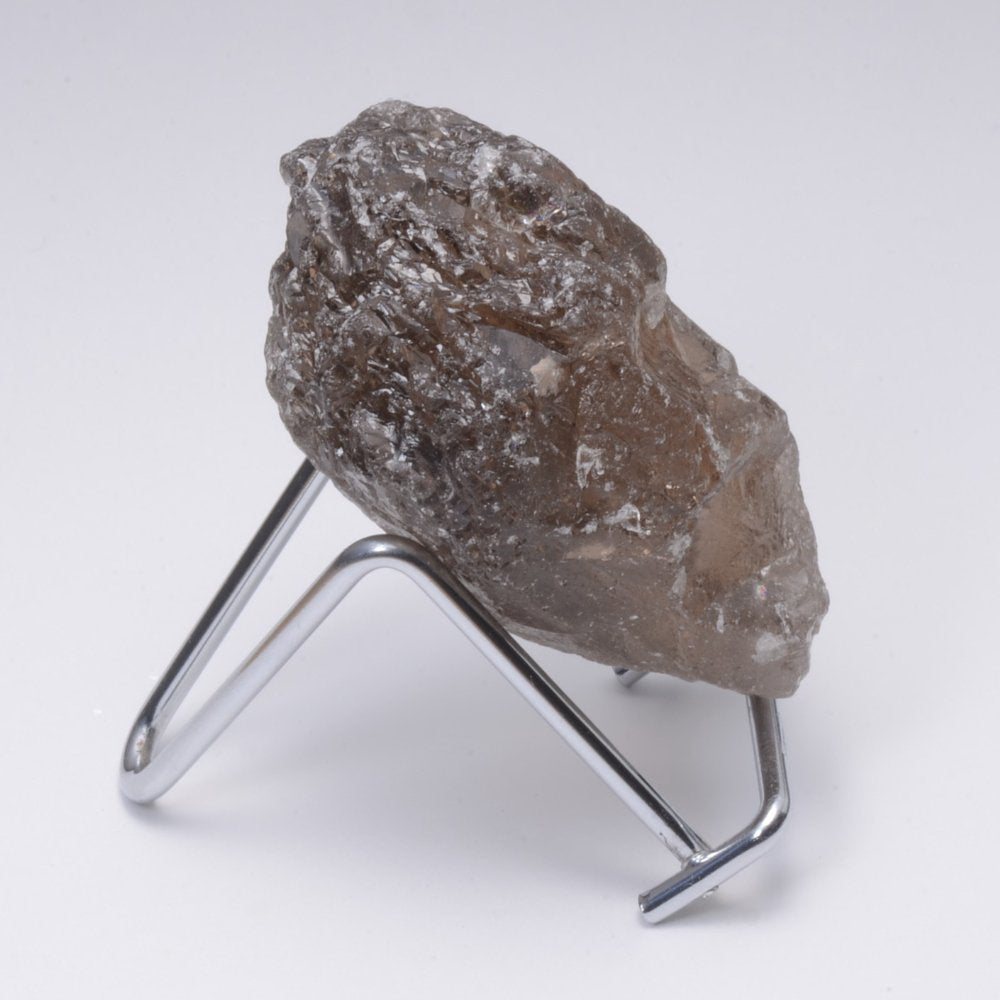 Quartz fumé gravé rare – Pierre aux vibrations douces et apaisantes