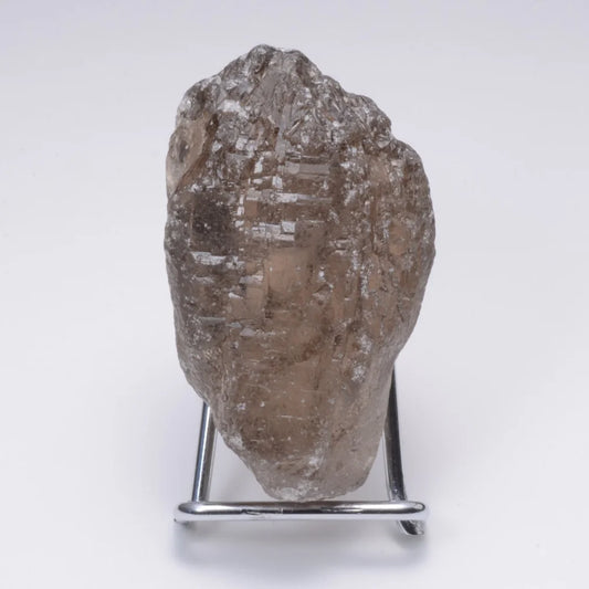 Quartz fumé gravé rare – Pierre aux vibrations douces et apaisantes