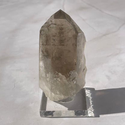 Rare Quartz fumé, Bonne énergie de l'Oural, Cristal maître, Record keeper