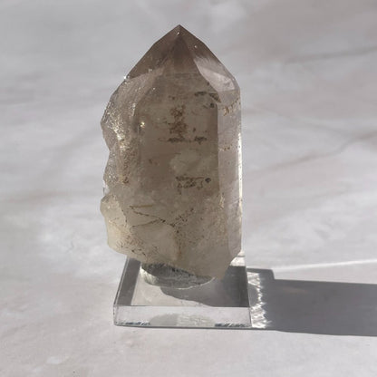 Rare Quartz fumé, Bonne énergie de l'Oural, Cristal maître, Record keeper