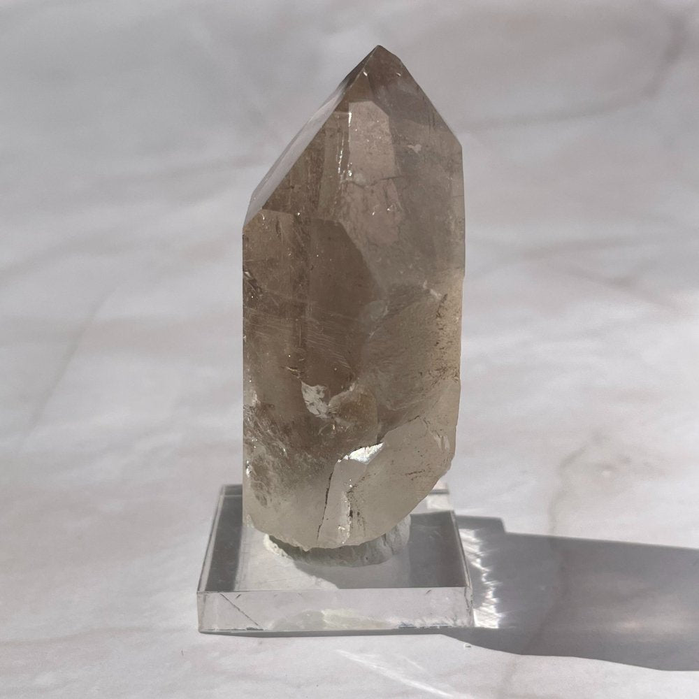 Rare Quartz fumé, Bonne énergie de l'Oural, Cristal maître, Record keeper