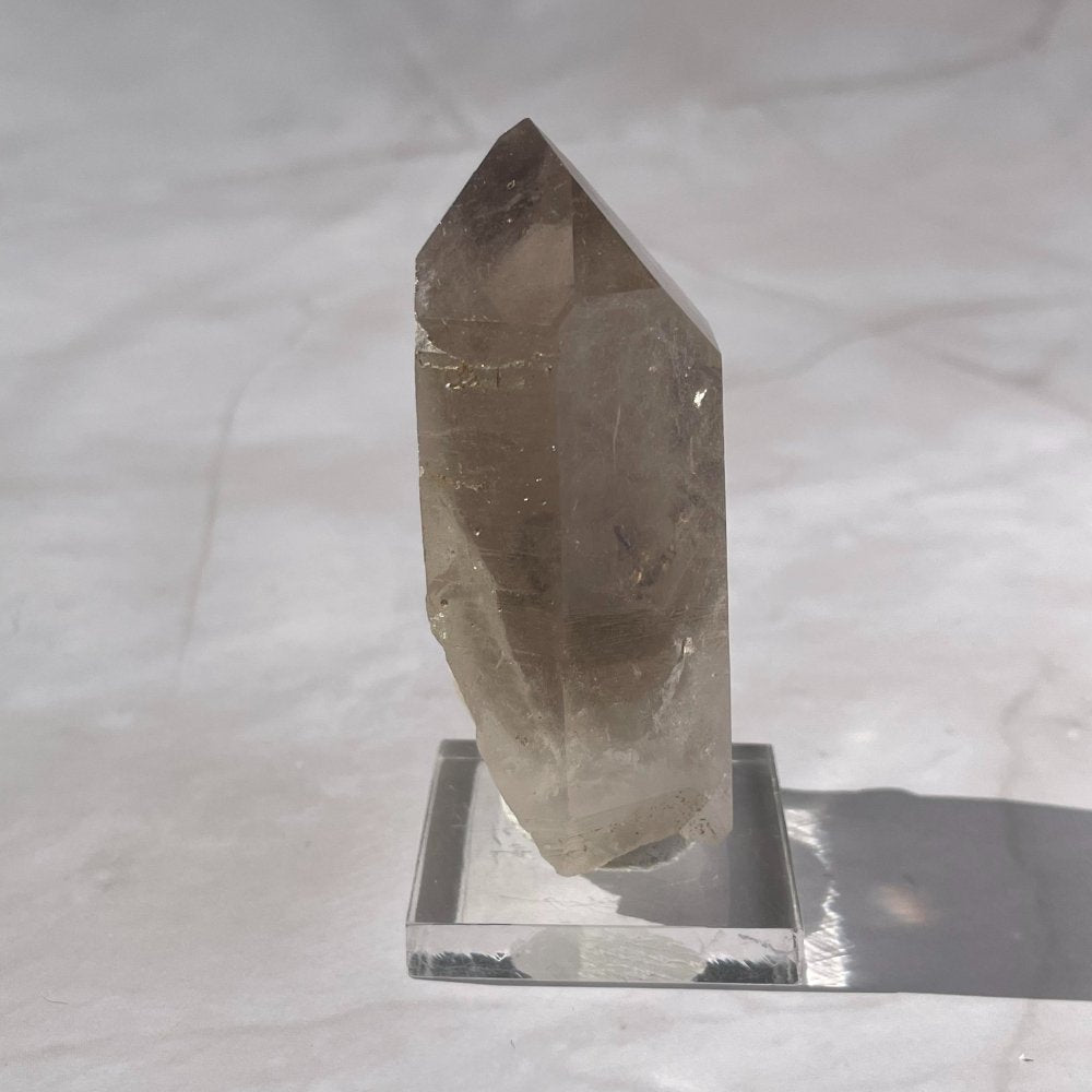 Rare Quartz fumé, Bonne énergie de l'Oural, Cristal maître, Record keeper