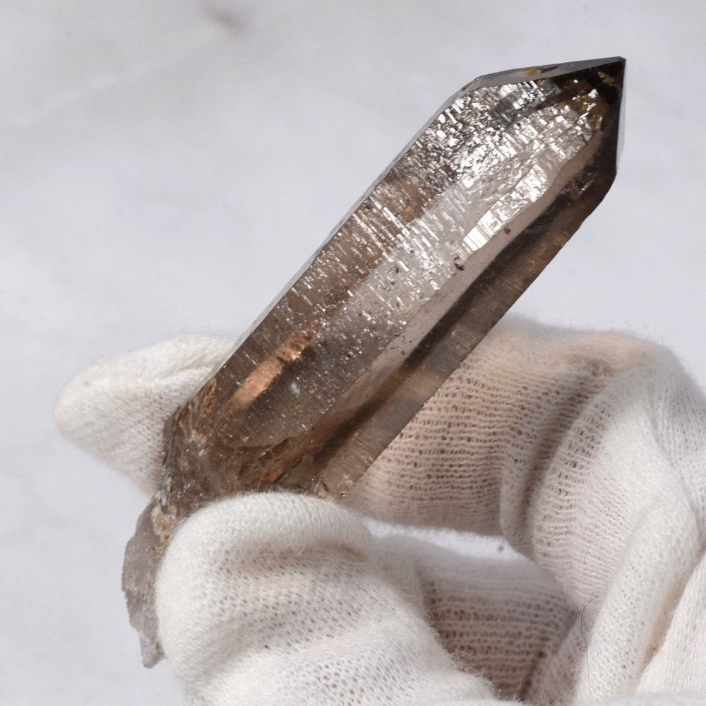 Vibration très élevée de l'himalaya, Quartz fumé du Gauri Shankar