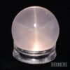 Sphère de quartz rose étoilé
