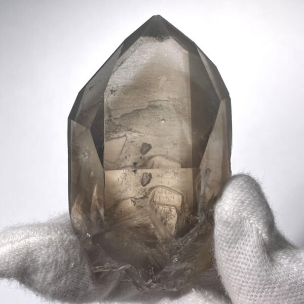 Quartz fumé d'Afrique du Sud, fantôme, record keeper