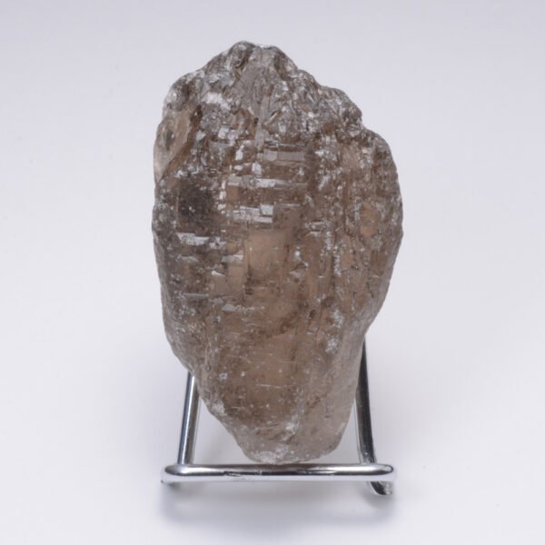 Quartz fumé d'Afrique du Sud, gravé, fondu