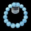 Bracelet en aigue-marine, belles perles de grande taille