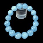 Bracelet en aigue-marine, belles perles de grande taille