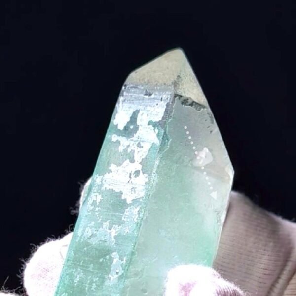 Quartz fantôme vert (Quartz à fuchsite), pierre de guérison exceptionnelle - 2 famtome2